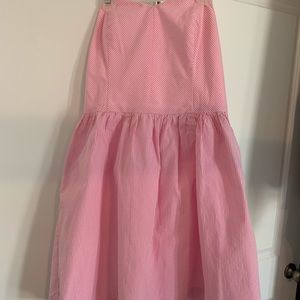 Lilly Pulitzer Pink Seersucker Dress